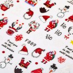 F889 Nail Sticker Christmas - imagine 3