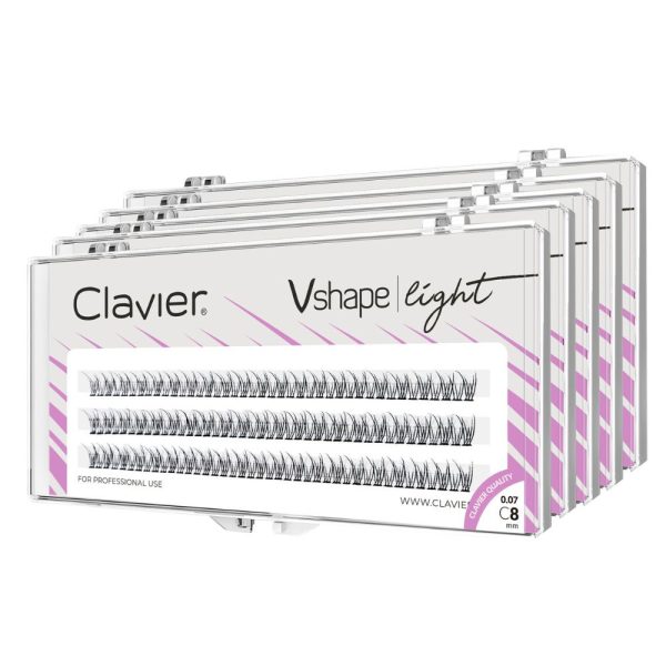 Smocuri de gene VShape Light 8mm - Swallows, Kardashians - Clavier - imagine 1