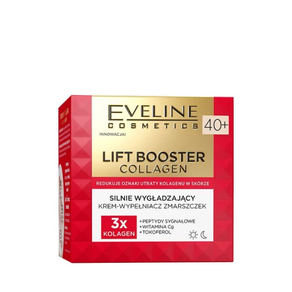 Cremă lift booster colagen 40+ pentru umplerea ridurilor 50 ml - Eveline Cosmetics - imagine 1