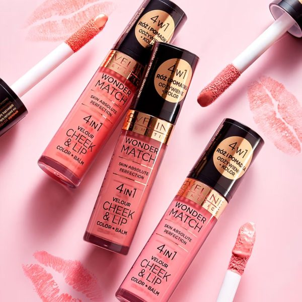 Wonder Match Fard de obraz si ruj lichid - NR. 04 - Eveline Cosmetics - imagine 3