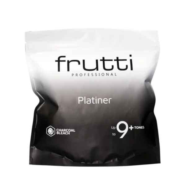 Frutti Professional Pudră decolorantă gri 9 noanțe din cărbune de bambus - 500g - imagine 1
