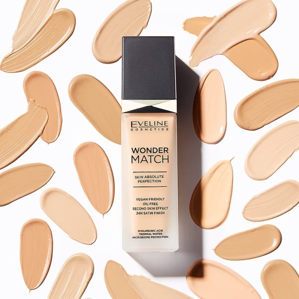 Fond De Ten Wonder Match - 11 Almond- 30ml - Eveline Cosmetics - imagine 3