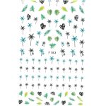 Autocolante subțiri  pentru unghii de palmier F183 - GNBLAB - imagine 3
