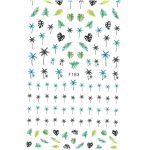 Autocolante subțiri  pentru unghii de palmier F183 - GNBLAB - imagine 5