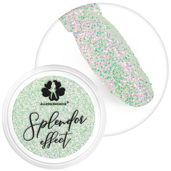 Pulbere de unghii Splendor Effect, cutie, 2 g Nr. 1 - GNBLAB - imagine 1