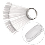 Margaretă cu inel formă migdale 50 buc, transparent mat - GNBLAB - imagine 4