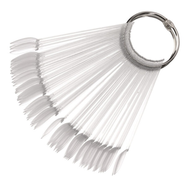 Margaretă cu inel formă migdale 50 buc, transparent mat - GNBLAB - imagine 1