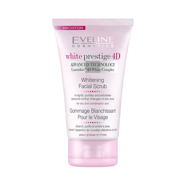 Scrub facial de albire 150ml - Eveline Cosmetics - imagine 1