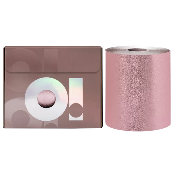 O! Tools Rose Gold - Folie Coafor Ștanțată pe Rulou - 100 m - imagine 4