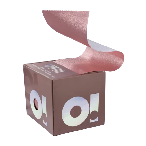 O! Tools Rose Gold - Folie Coafor Ștanțată pe Rulou - 100 m - imagine 7