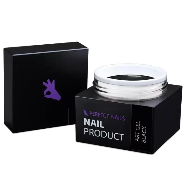 Art Gel 5g - Black - Perfect Nails - imagine 2