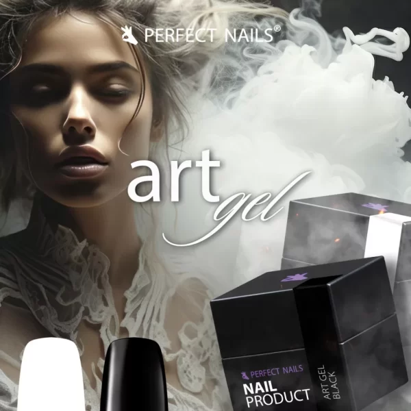 Art Gel 5g - Black - Perfect Nails - imagine 4