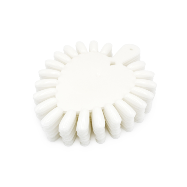 Paletar in forma de inima, alb – 1 buc - imagine 1