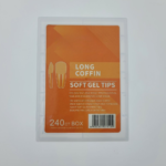 Tips in forma patrat ingustat (Long Coffin) Set 240 bucati
