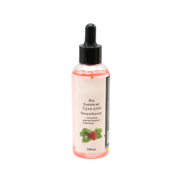 Ulei cuticule cu pipeta cu aroma de capsuni 100 ml - imagine 1