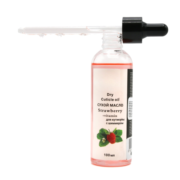 Ulei cuticule cu pipeta cu aroma de capsuni 100 ml - imagine 2