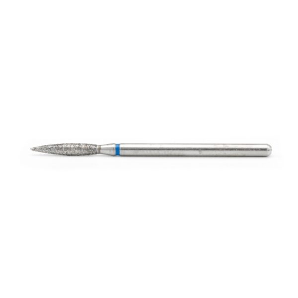 Vârf de freză diamant "flacăra" albastră 2,3 mm - imagine 3