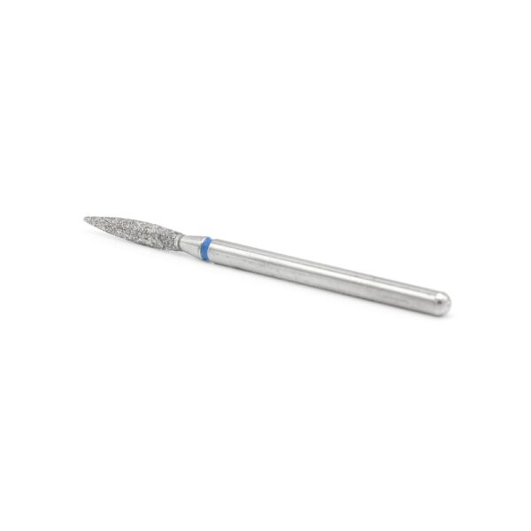 Vârf de freză diamant "flacăra" albastră 2,3 mm - imagine 5