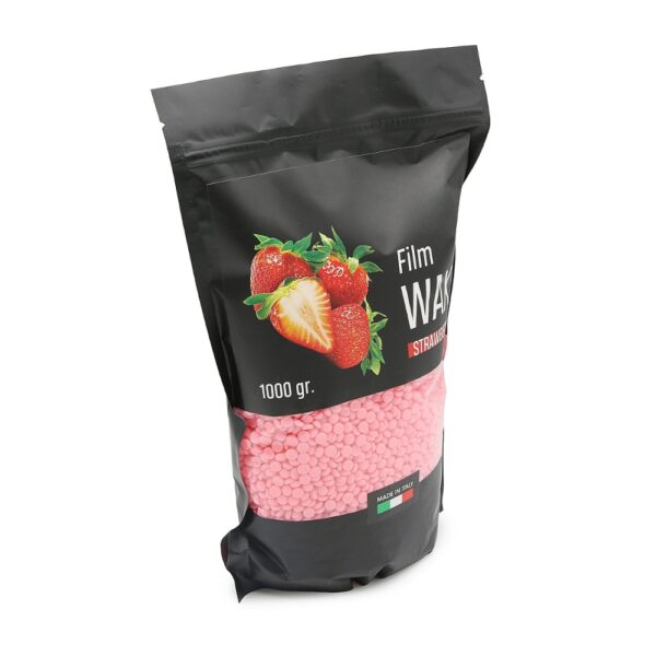Ceara pentru epilare cu aroma de Capsuni, 1000 gr, Made In Italy - imagine 2