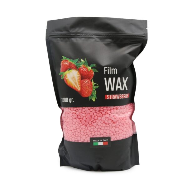 Ceara pentru epilare cu aroma de Capsuni, 1000 gr, Made In Italy - imagine 1