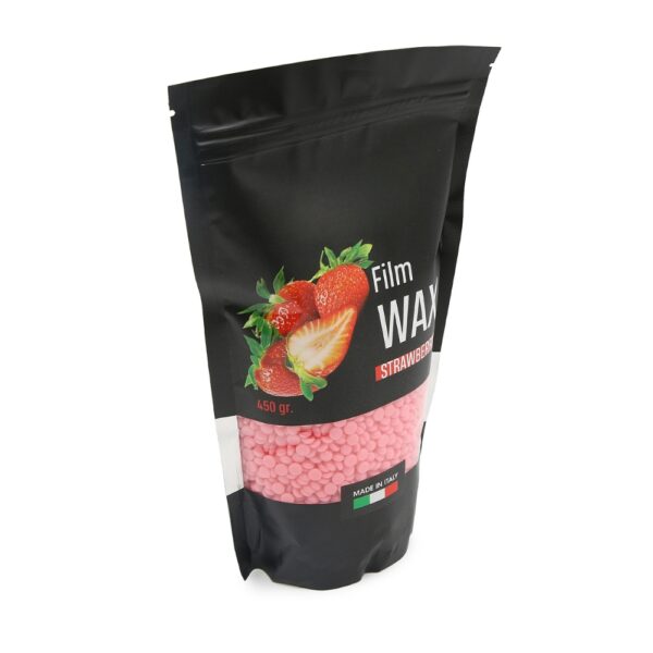 Ceara pentru epilare cu aroma de Capsuni, 450 gr, Made In Italy - imagine 2