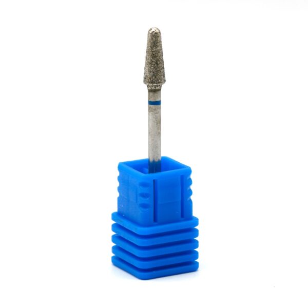 Vârf de freză diamant pentru cuticule, albastru, 852/040 - imagine 1