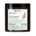 Sare de baie naturală cu argilă albă, parfum de frezie albă, 800 gr - VisPlantis