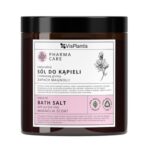 Sare de baie naturală cu argilă mov, parfum de magnolie, 800 gr - VisPlantis