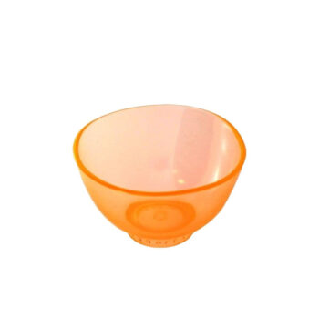 Bol de silicon pentru cosmetică, portocaliu, mărimea S