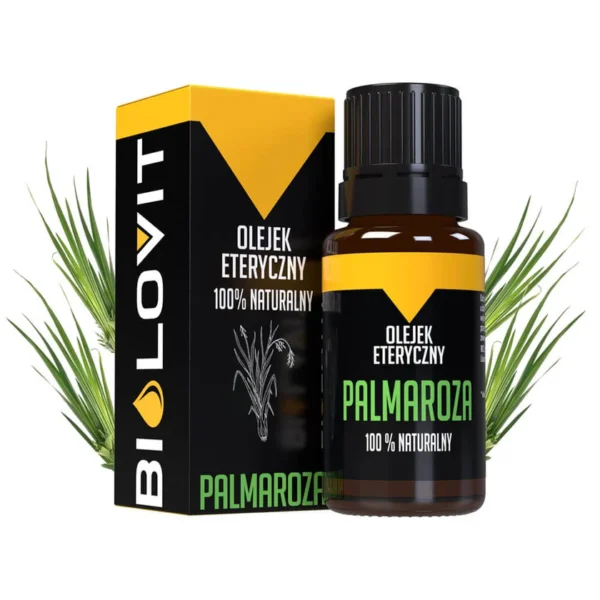 Ulei esențial de Palmarosa, 10 ml – 100% naturală - imagine 1