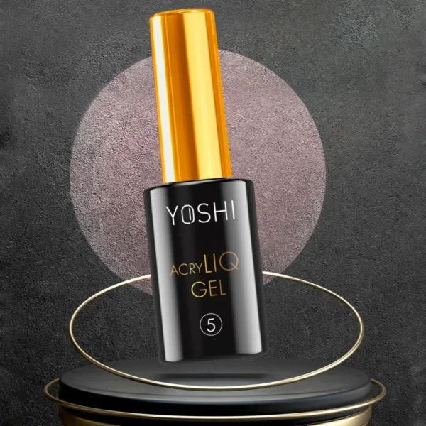 AcryLIQ Gel Roz Pastel Nr. 5 - Yoshi - 10 ml - imagine 5