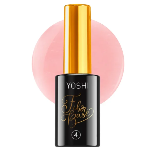 Fiber Base Gel Nr. 4 Pink - Yoshi - 10 ml - imagine 1
