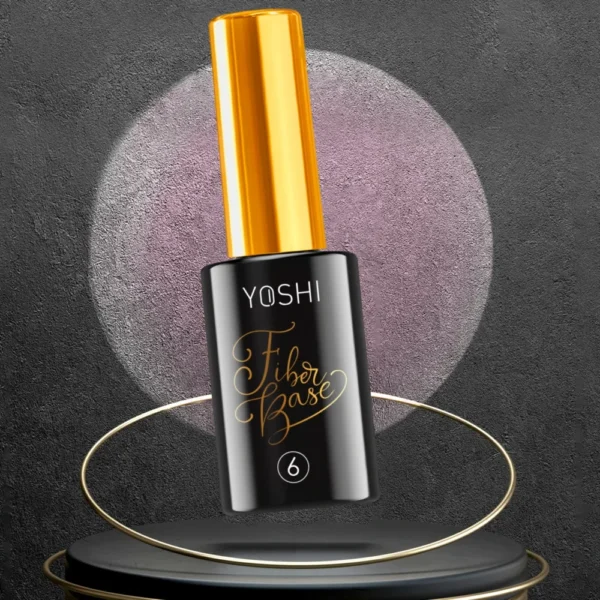 Fiber Base Gel Nr. 6 Roz Deschis - Yoshi - 10ml - imagine 2
