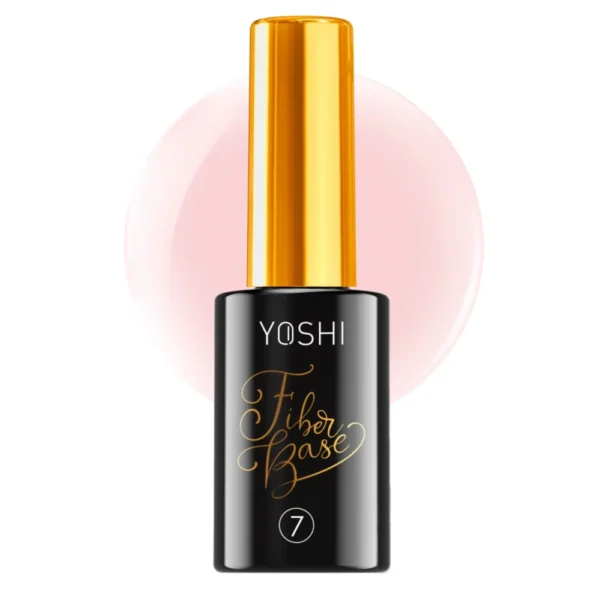 Fiber Base Gel Nr. 7 Roz Deschis - Yoshi - 10 ml - imagine 1