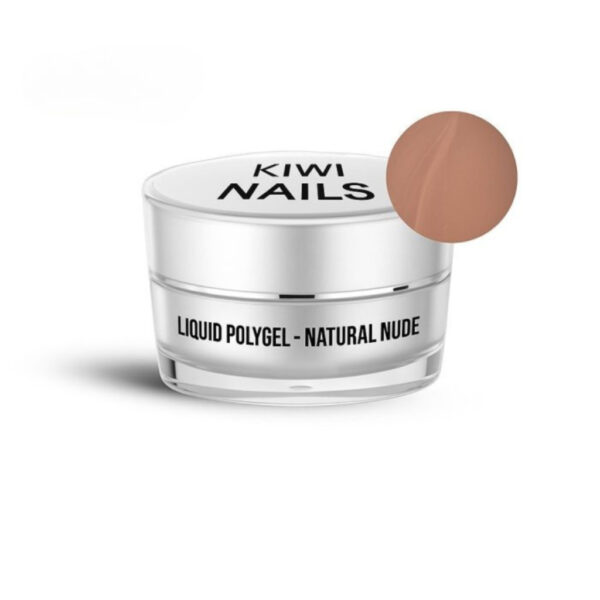 KLP009.jpg Polygel Liquid Natural Nude Hema Free 15 gr - Kiwi Nails - imagine 1