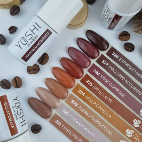 Lac Gel Espresso Impresso Nr. 328 - YOSHI - 6 ml - imagine 6