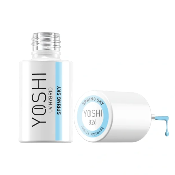 Lac Gel Spring Sky Nr. 826 – YOSHI – 6 ml - imagine 8