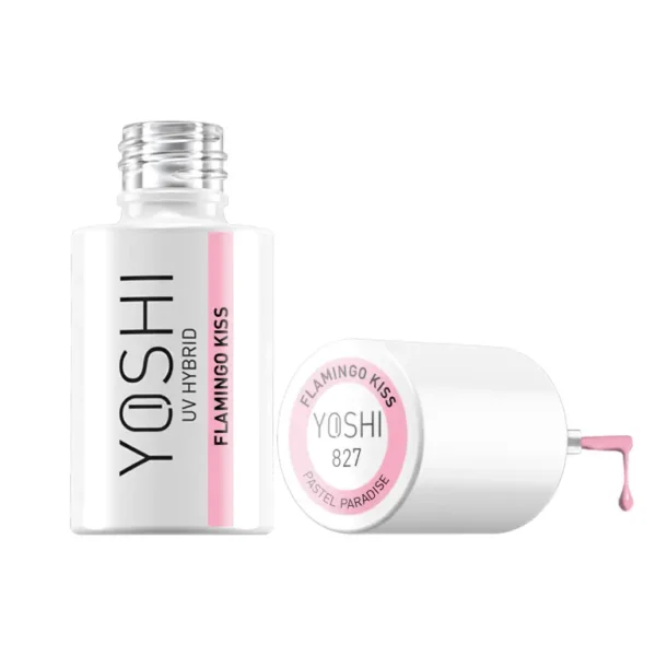 Lac Gel Flamingo Kiss Nr. 827 – YOSHI – 6 ml - imagine 6