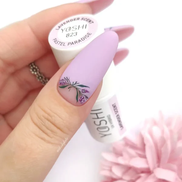 Lac Gel Lavander Scent Nr. 823 – YOSHI – 6 ml - imagine 3