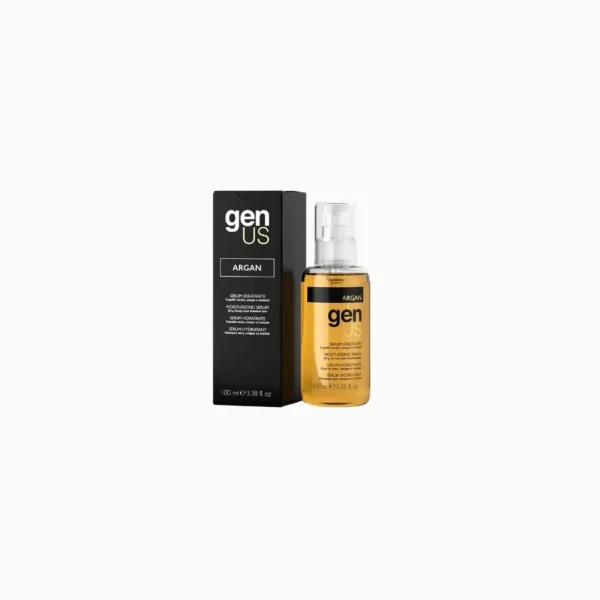 Ser hidratant profesional cu ulei de argan pentru păr uscat-tratat, 100 ml, GenUs - imagine 1