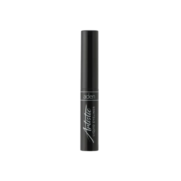 Tus de ochi artistic 01 Negru 3,5 ml - Aden Cosmetics - imagine 1