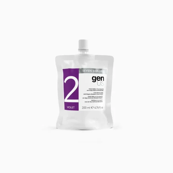 Masca coloranta seven shades, Violet 200 ml - GenUs - imagine 1