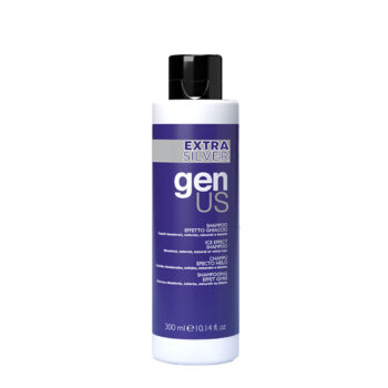 Sampon extra silver - efect de gheata pentru par decolorat, vopsit si alb 300 ml - GenUs