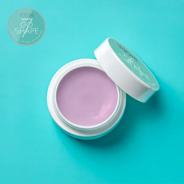 Gel de construcție autonivelant Powder Pink Go Shape Nr. 7 - Yoshi - 50 ml - imagine 10