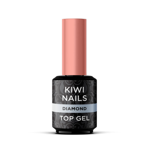 Diamond Top Gel 15 ml - Kiwi Nails - imagine 1